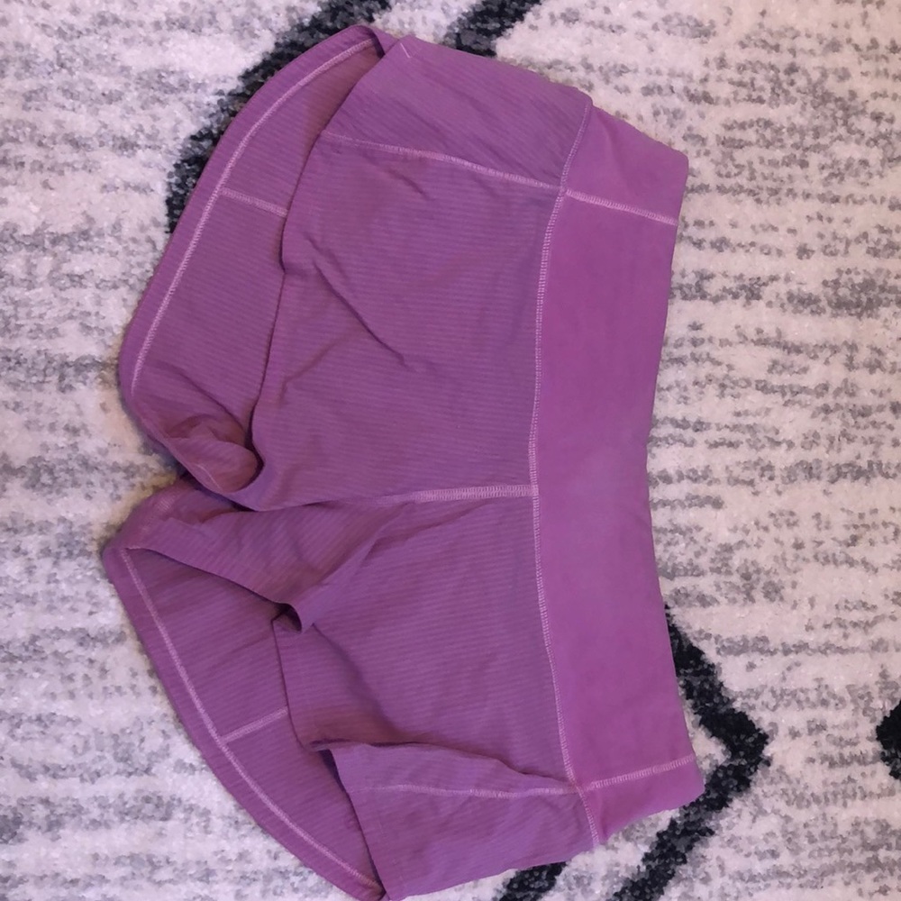 lululemon shorts// originally white dyed pink w/ rits clothes dye